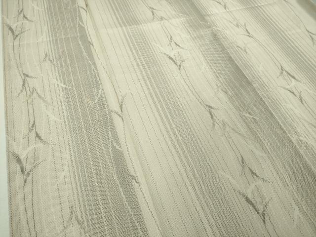 平和屋着物■極上 夏物 本場大島紬 夏大島 枝葉間道 逸品 DZAA7329kh5