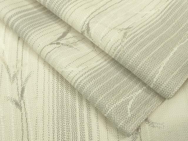平和屋着物■極上 夏物 本場大島紬 夏大島 枝葉間道 逸品 DZAA7329kh5