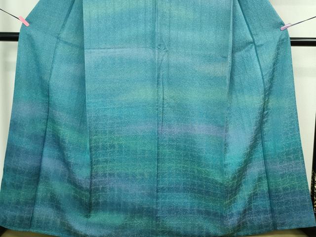 平和屋本店▽極上 訪問着 竹紫苑 単衣 暈し染め 金通し地 逸品 DZAA7381kh5