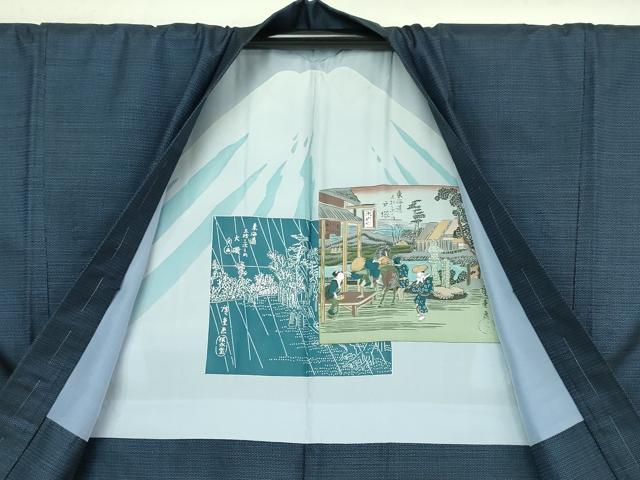 平和屋着物●極上 男性 本場大島紬 アンサンブル 100亀甲 総詰め 逸品 DZAA7407kh5