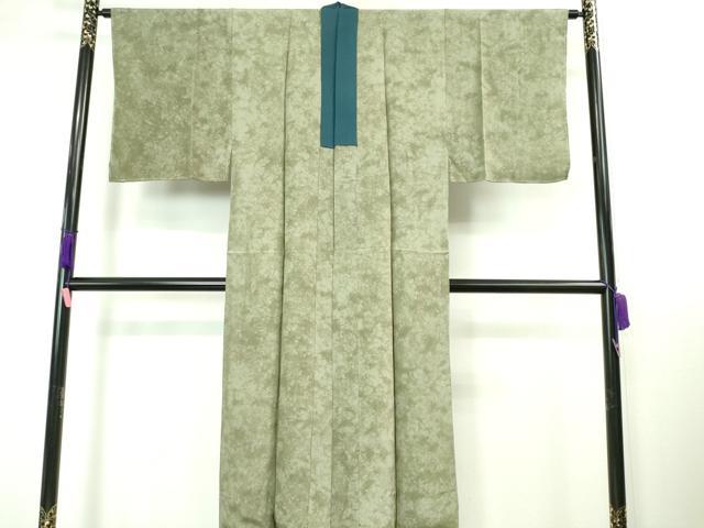 平和屋本店■極上 男性 本場結城紬 重要無形文化財 アンサンブル 長羽織 長襦袢(袷) 3点セット 証紙付き 逸品 未使用 DZAA7417kh5