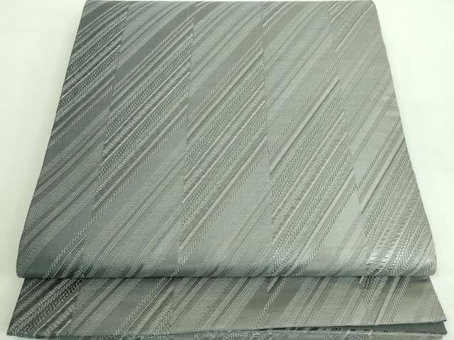 平和屋着物●極上 全通柄袋帯 貴和美 斜線文 逸品 DZAA7432kh5