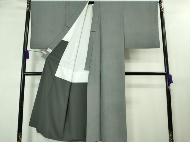 平和屋本店■極上 男性 洗える最高級着物 <英>はなぶさ謹製 江戸小紋 アンサンブル 万筋 濃藍色×白 逸品 DZAA7663kh5