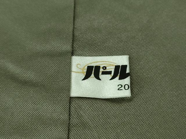 平和屋本店■極上 中国三大刺繍 スワトウ刺繍 総刺繍 本場大島紬 白大島 大島紬巨匠 尾峨佐 縞格子 証紙付き 逸品 DZAA7686kh5