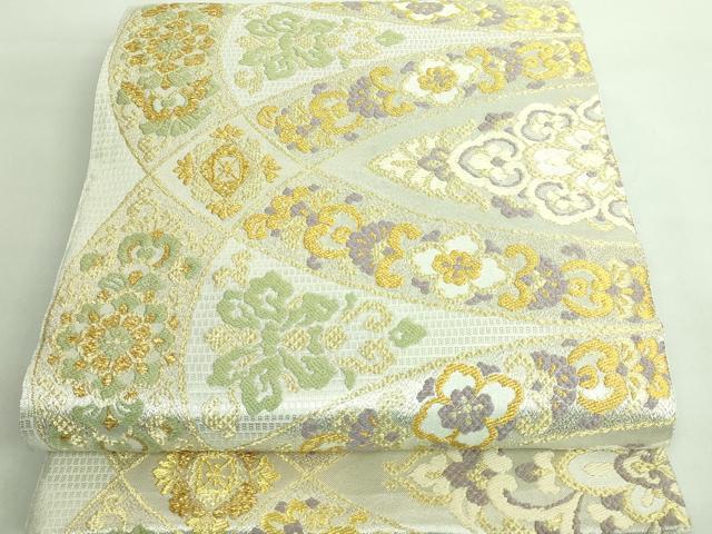 平和屋本店□極上 創業280年 誉田屋源兵衛 六通柄袋帯 唐織 