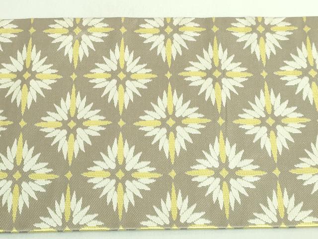 平和屋着物●極上 九寸名古屋帯 唐織 花菱文 逸品 DZAA7752kh5