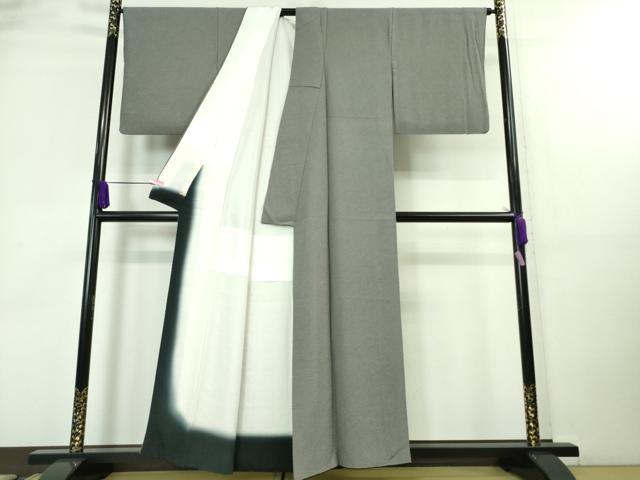 平和屋着物●極上 無形文化財 人間国宝 五嶋敏太郎 江戸小紋 鱗文 青褐色×潤色 さが美扱い 逸品 DZAA7824kh5