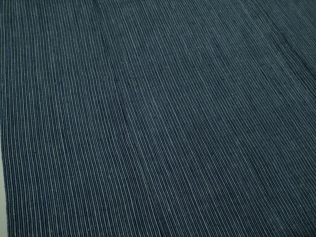 平和屋着物▽極上 男性 紬 単衣 キングサイズ 縞 逸品 DZAA7863kh5