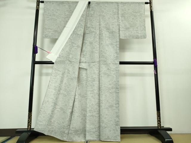 平和屋着物*極上 夏物 越後夏結城物語 伝統工芸士 白川貞夫 80亀甲 風景花文 十日町白新染織謹製 証紙付き 逸品 DZAA7868kh5