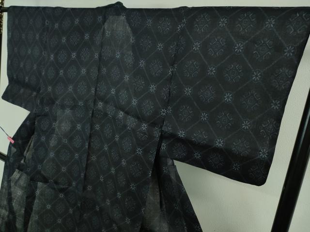 平和屋本店*極上 夏物 重要無形文化財 本場宮古上布 菱文 苧麻 逸品 DZAA7881kh5