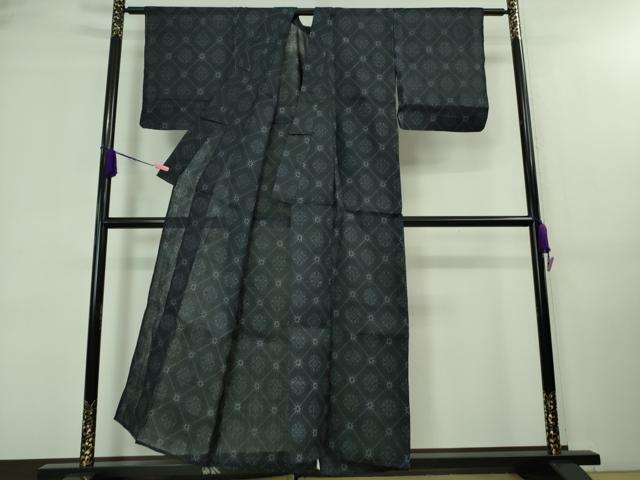 平和屋本店*極上 夏物 重要無形文化財 本場宮古上布 菱文 苧麻 逸品 DZAA7881kh5