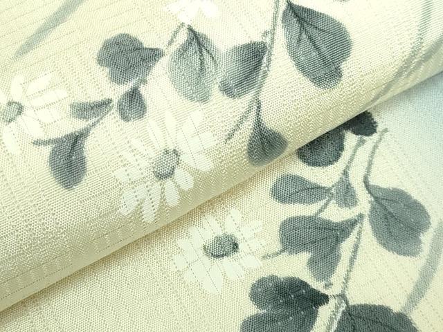 平和屋着物*極上 夏物 九寸名古屋帯 手描き 枝花文 逸品 DZAA7959kh5