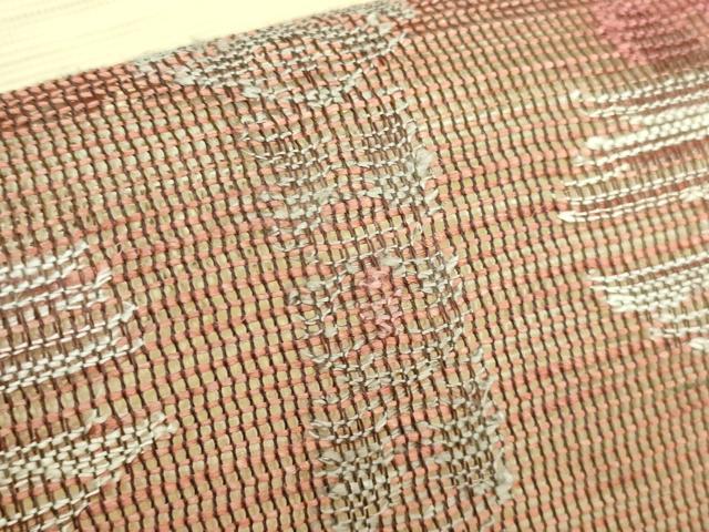 平和屋着物*極上 夏物 1854年創業 帯屋捨松 八寸名古屋帯 亀甲花文 逸品 DZAA7965kh5