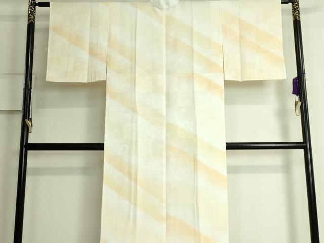 平和屋着物●上質な長襦袢 袷 草花地紋 暈し染め さが美扱い 逸品 DZAA8023kh5