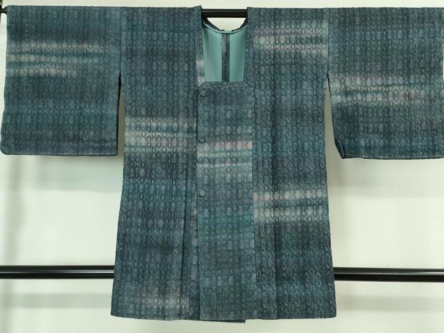 平和屋着物▽極上 道行コート 紗袷 スリーシーズン 春夏秋 塵除け レース 逸品 未使用 DZAA8060kh5