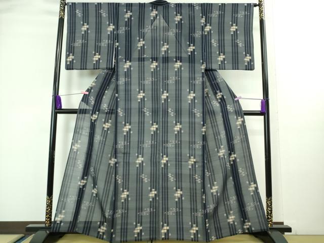 平和屋着物■極上 夏物 本場琉球絣 夏琉球 逸品 DZAA8103kh5
