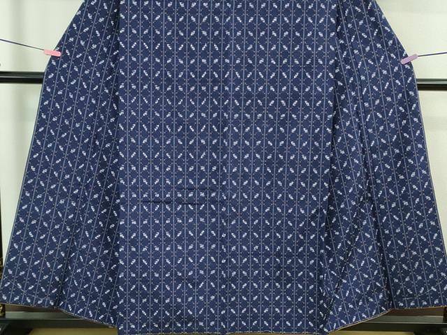 平和屋本店■極上 本場琉球紬 花織 三越扱い 反端付き 逸品 未使用 DZAA8125kh5