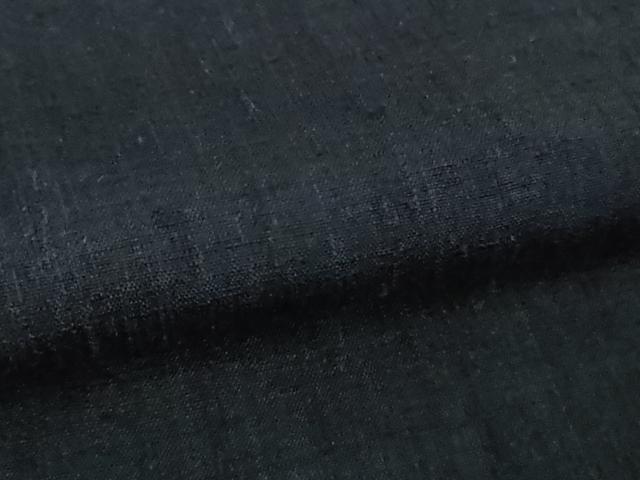 平和屋着物●極上 本場結城紬 重要無形文化財 奥順謹製 色無地 濃藍色 証紙付き 逸品 DZAA8126kh5