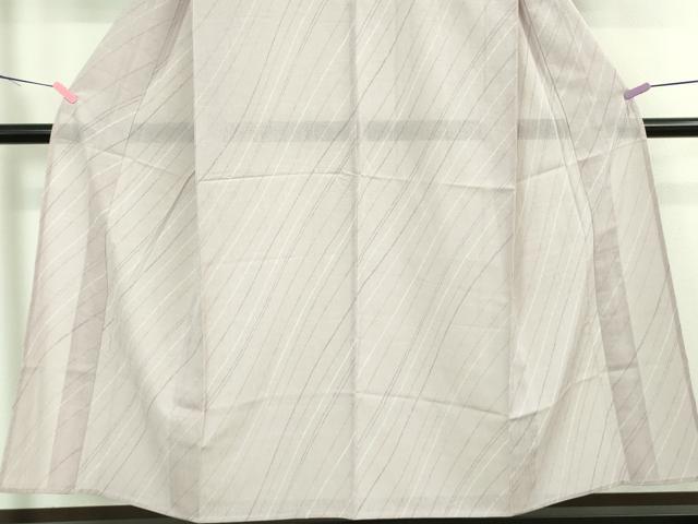 平和屋着物*極上 夏物 洗える最高級着物 <英>はなぶさ謹製 小紋 斜線文 逸品 DZAA8144kh5