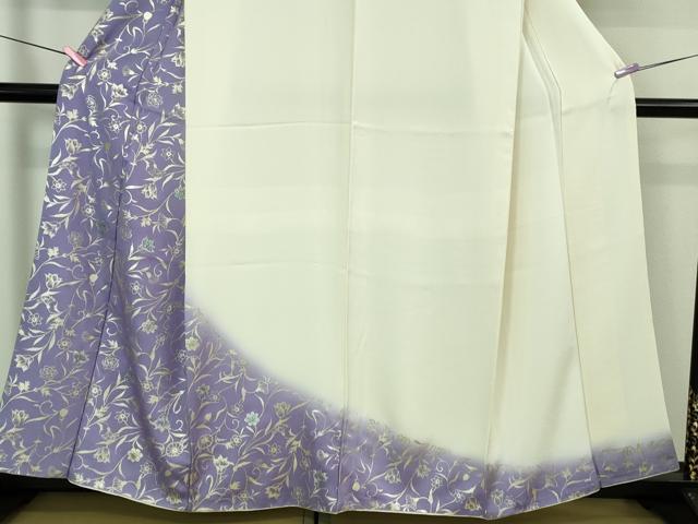 平和屋本店■極上 訪問着 花唐草文 暈し染め 金銀彩 逸品 DZAA8160kh5