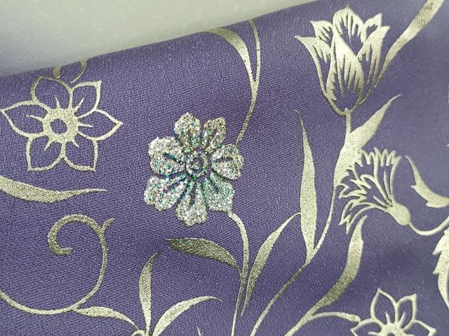 平和屋本店■極上 訪問着 花唐草文 暈し染め 金銀彩 逸品 DZAA8160kh5
