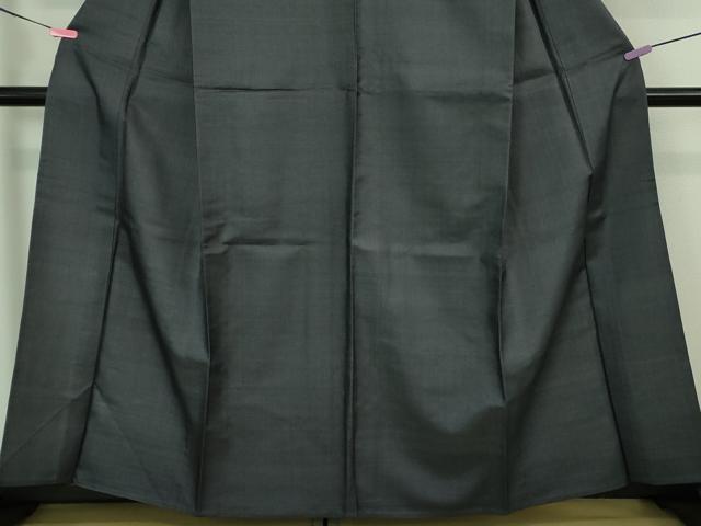 平和屋着物*極上 夏物 野蚕糸 紬 色無地 留紺色 逸品 DZAA8188kh5