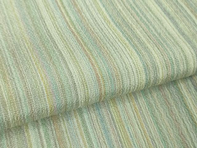 平和屋着物■極上 本塩沢 単衣 やまだ織 200色 逸品 未使用 DZAA8204kh5
