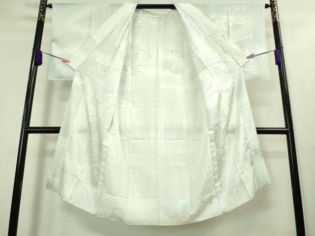 平和屋着物■上質な長襦袢 無双仕立て 扇面花地紋 暈し染め 逸品 未使用 DZAB3700kh6