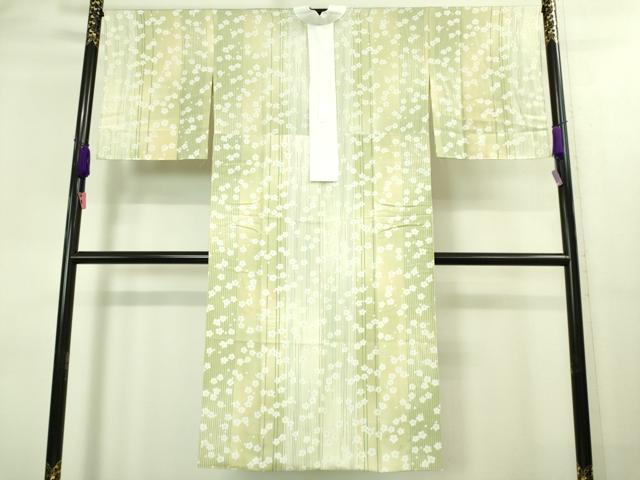平和屋着物●京友禅 創作長襦袢 無双仕立て 舞桜間道 反端付き 逸品 未使用 DZAA8349kh5