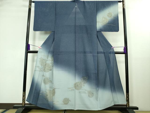 平和屋着物■極上 夏物 中国三大刺繍 スワトウ刺繍 汕頭刺繍 総刺繍 訪問着 絽 雪輪花文 暈し染め 逸品 未使用 DZAA8382kh5