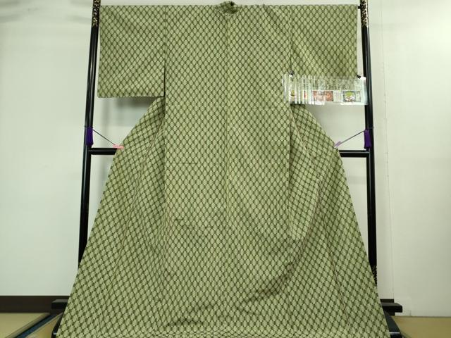 平和屋本店●極上 本場琉球絣 手おり 大城織物謹製 ロング丈 証紙付き 逸品 DZAA8394kh5