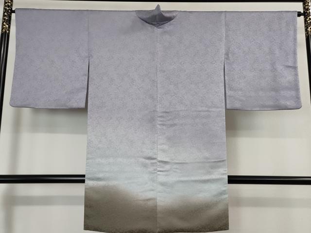 平和屋本店■極上 久保田一竹 幻の辻が花 道中着 ロング丈 草花地紋 暈し染め 金通し地 共箱付き 逸品 DZAA8404kh5