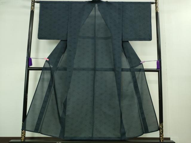 平和屋着物*極上 夏物 本場大島紬 夏大島 麻の葉 逸品 未使用 DZAA8429kh5