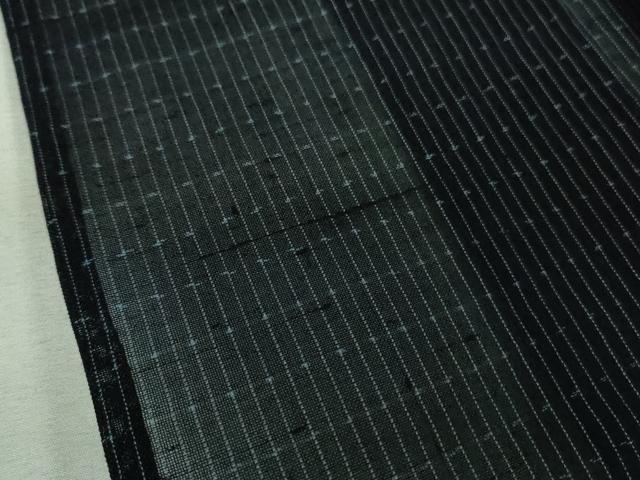 平和屋着物*極上 夏物 紗紬 間道 濃紺地 逸品 未使用 DZAA8433kh5