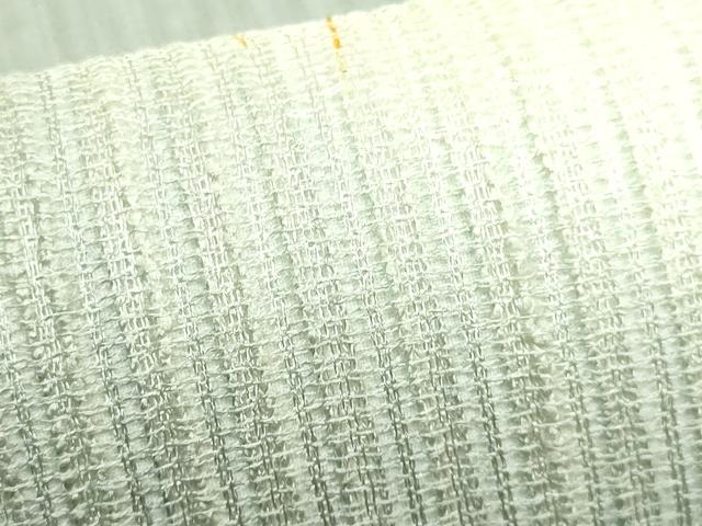 平和屋着物■極上 夏物 十日町 名門青柳謹製 櫛引織 六通柄袋帯 逸品 DZAA8604kh5