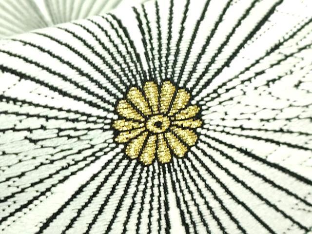 平和屋着物●極上 六通柄袋帯 唐織 おぼろ 金糸 逸品 DZAA8631kh5