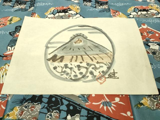 平和屋本店●超希少 人間国宝 芹沢圭介 型絵染 付下げ小紋 壺屋の實文 鬼しぼ縮緬 色紙付き 落款あり 逸品 DZAA8661kh5