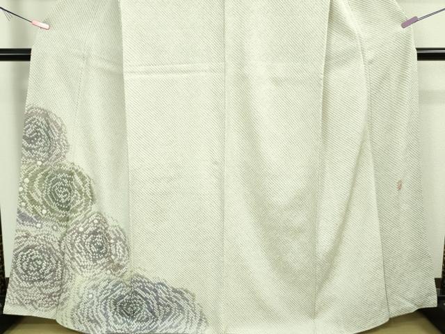 平和屋本店■極上 名門 藤娘きぬたや・総絞り 訪問着 薔薇 バラ 逸品 DZAA8682kh5