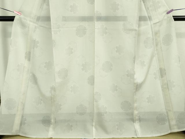 平和屋本店■極上 夏物 本場大島紬 夏大島 7マルキ 雪輪重ね 逸品 DZAA8716kh5