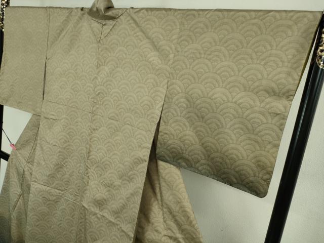 平和屋本店■極上 都喜ヱ門 本場大島紬 9マルキ 青海波の輝き 彩霞 藤絹織物謹製 さが美扱い 逸品 未使用 DZAA8724kh5