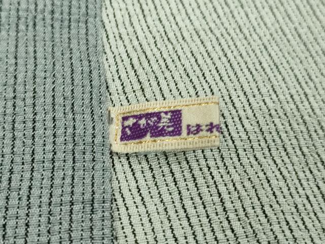 平和屋着物▽極上 男性 本塩沢 単衣 雪輪 間道 さが美扱い 逸品 DZAA8735kh5