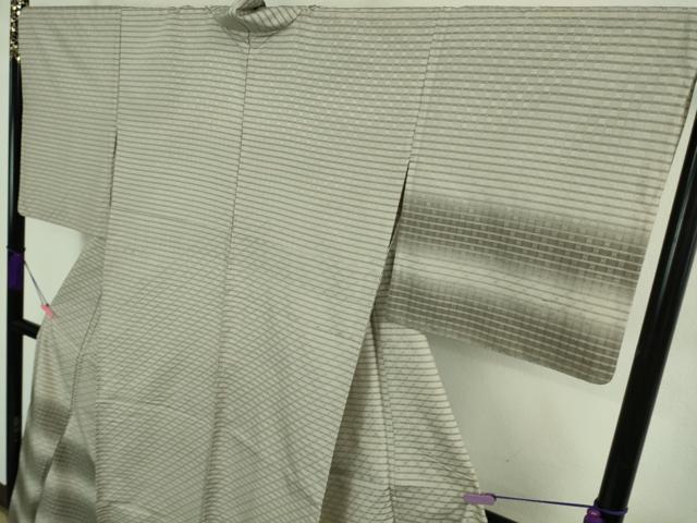 平和屋着物▽極上 花織 訪問着 紬地 単衣 逸品 DZAA8881kh5