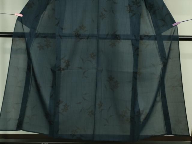 平和屋着物*極上 夏物 本場大島紬 夏大島 7マルキ 枝花文 逸品 未使用 DZAA8946kh5