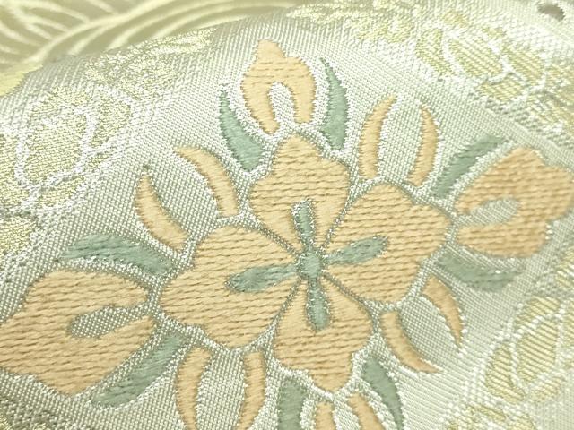 平和屋着物■極上 西陣 川島織物 六通柄 本袋帯 双鳥花菱文 金銀糸 逸品 DZAA9008kh5