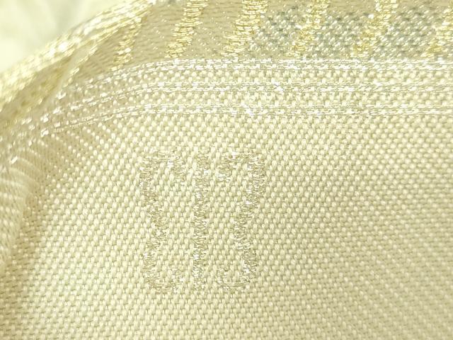 平和屋着物■極上 西陣 川島織物 六通柄 本袋帯 双鳥花菱文 金銀糸 逸品 DZAA9008kh5