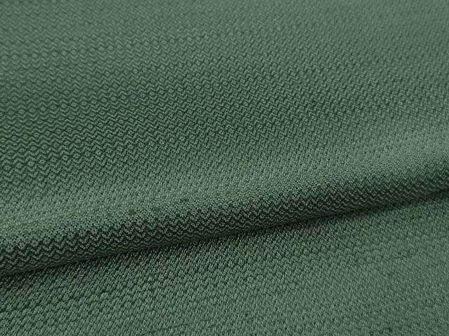 平和屋本店▽極上 京都染織メーカー・貴久樹謹製 野蚕糸 ナチュラルタッサー 単衣 手織 手紡ぎ 錆鼠色 証紙付き 逸品 未使用 DZAA9060kh5