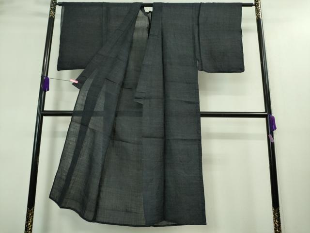平和屋着物*極上 夏物 男性 重要無形文化財 本場宮古上布 濃藍色地 苧麻 逸品 DZAA9079kh5