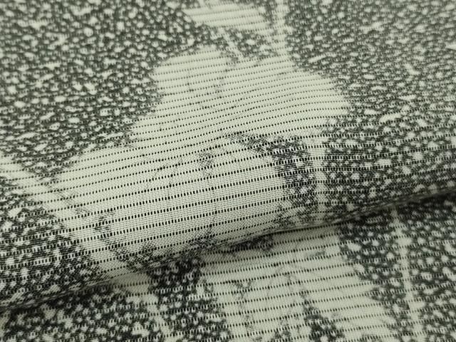 平和屋着物▽極上 中国三大刺繍 スワトウ刺繍 汕頭刺繍 訪問着 無双 紗袷 紗×絽 墨流し 秋草文 逸品 DZAA9082kh5