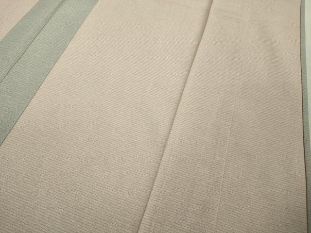 平和屋着物■極上 夏物 江戸小紋 絽 両面染 鮫小紋柄 灰青色×白 西武百貨店扱い 逸品 未使用 DZAA9086kh5