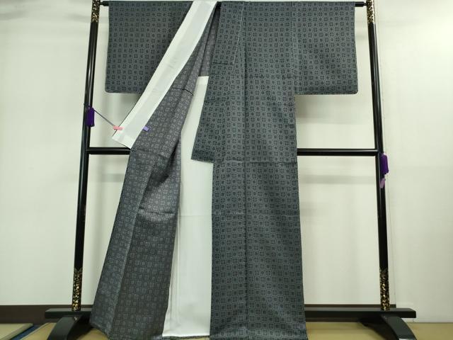 平和屋本店■極上 創業280年 誉田屋源兵衛 幻の経錦布 お召 単衣 証紙付き 逸品 未使用 DZAA9138kh5